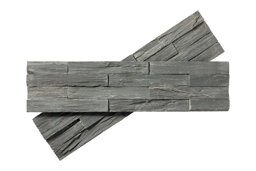 Панель 3D мозаика из камня RKS SLATE Сланец Black Bark Rockface