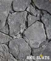 Фасадный камень RKS SLATE Midnight Black Loose